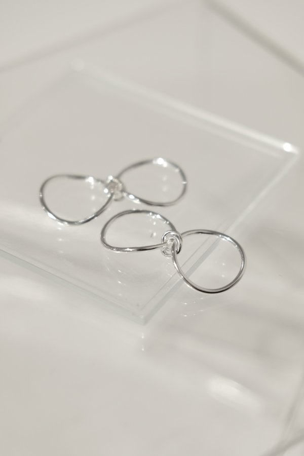 画像4: SILVER925 1.6mm幅 カーブサークルWコネクトリング /シルバー  (4)