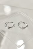 画像5: SILVER925 1.6mm幅 カーブサークルWコネクトリング /シルバー  (5)
