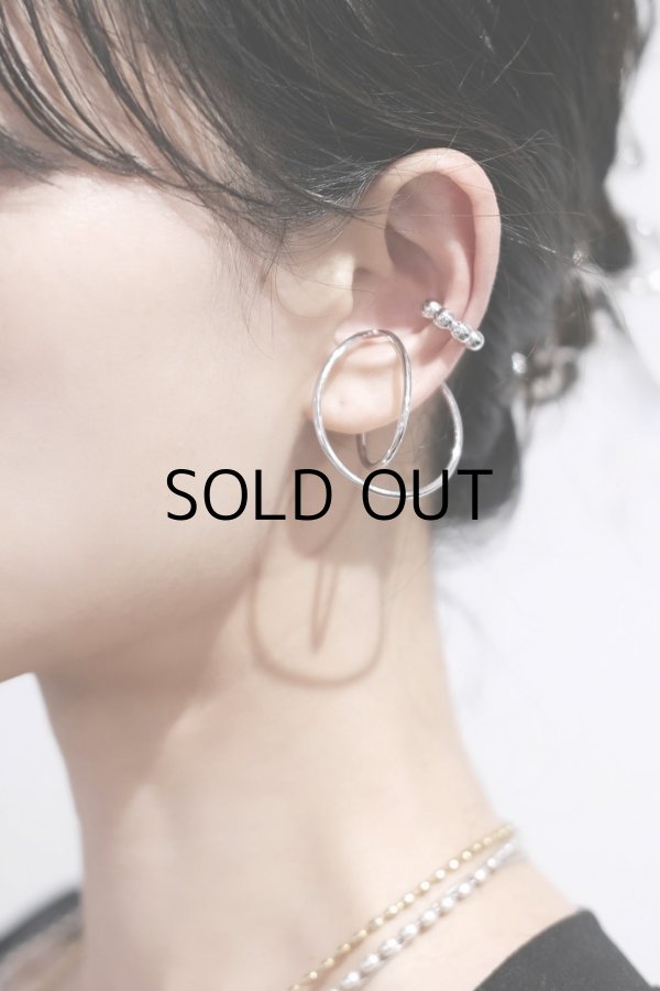 画像1: クロスフープイヤーカフ (1)