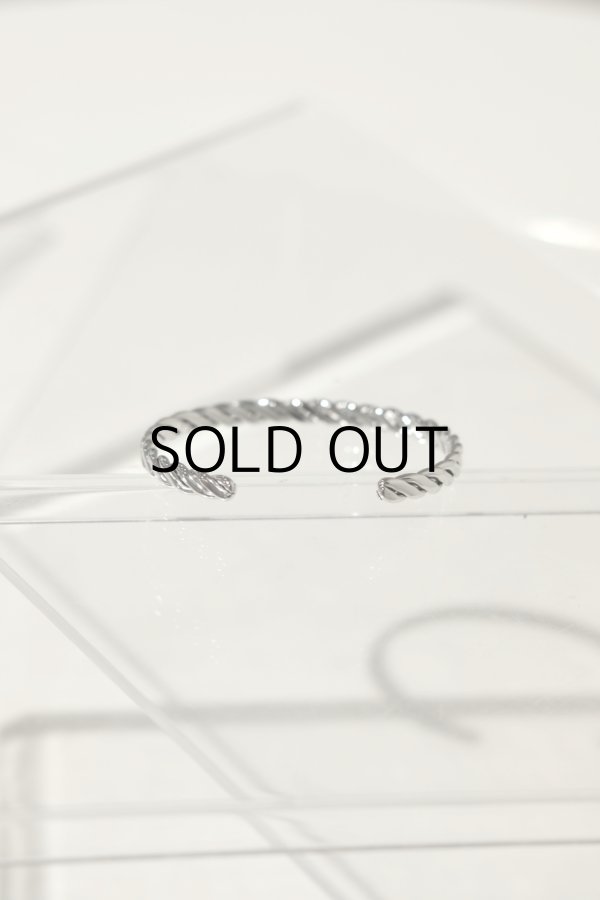 画像6: ステンレス 6.5mm幅 ツイストバングル (6)