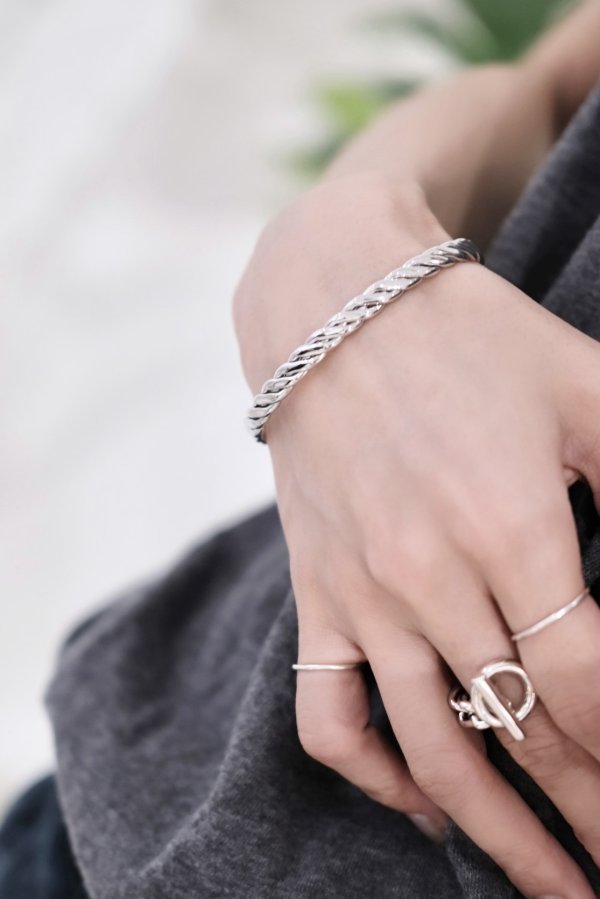 画像6: マンテルバーチェーンリング /シルバー  (6)