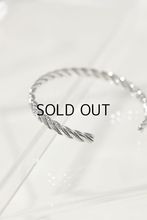 画像8: ステンレス 6.5mm幅 ツイストバングル (8)