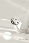 画像1: SILVER925 レイヤーノットリング /シルバー  (1)