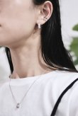 画像9: ▶︎ 5mm幅 クロス＆クリッターダブルフェイスフープピアス 15mm径 (9)