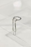 画像2: ダブルラインダングルチェーンイヤーカフ (2)