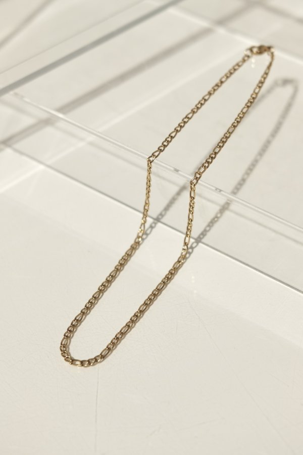 画像9: ▶︎ ステンレス 2.5mm幅 フィガロチェーンネックレス/ゴールド (9)