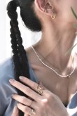 画像8: SILVER925 3.0mm幅 オーバルボールチェーンネックレス (8)
