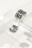 画像7: ステンレス 5mm幅 チャンキーフープC型フープピアス/シルバー (7)