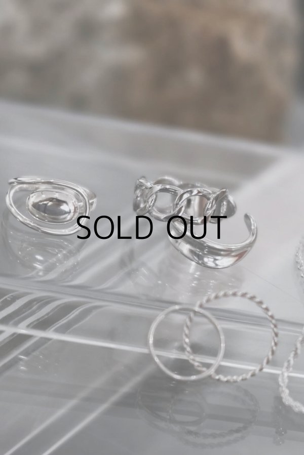 画像3: SILVER925 アンイーブンウェーブプレートリング /シルバー (3)