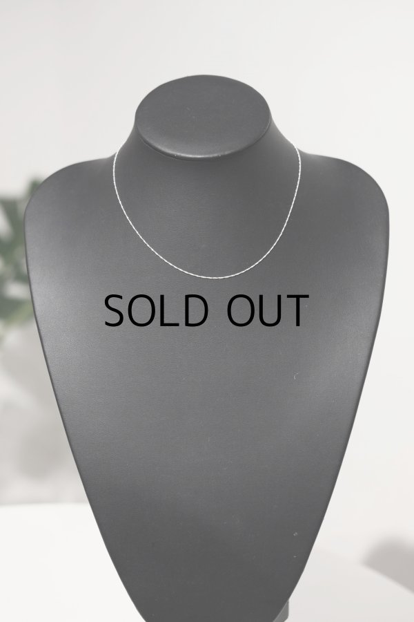 画像2: SILVER925 1.1mm幅 ツイストサーペンタインチェーンネックレス (2)