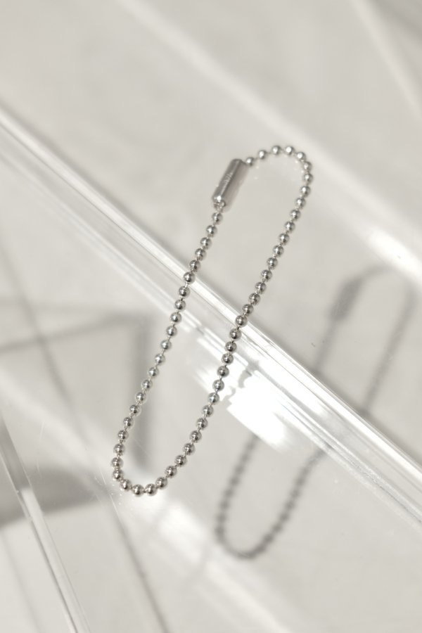 画像2: SILVER925 1.8mm幅 ボールチェーンブレスレット (2)