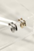 画像2: SILVER925 Jラインアンギュラーピアス  (2)