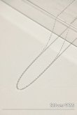 画像1: SILVER925 1.1mm幅 ツイストサーペンタインチェーンネックレス (1)