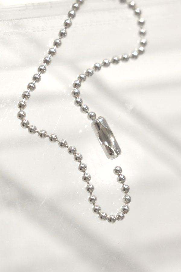 画像4: SILVER925 1.8mm幅 ボールチェーンブレスレット (4)