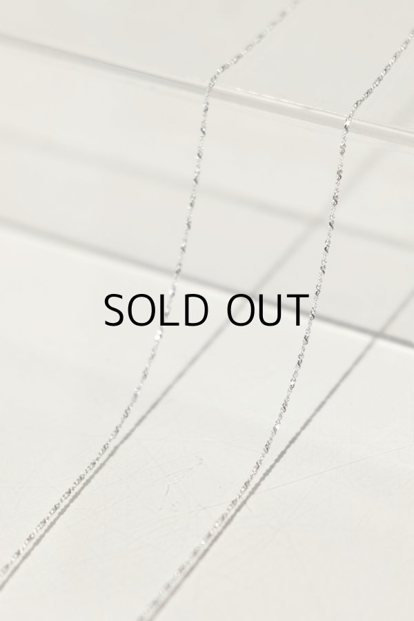 画像3: SILVER925 1.1mm幅 ツイストサーペンタインチェーンネックレス (3)