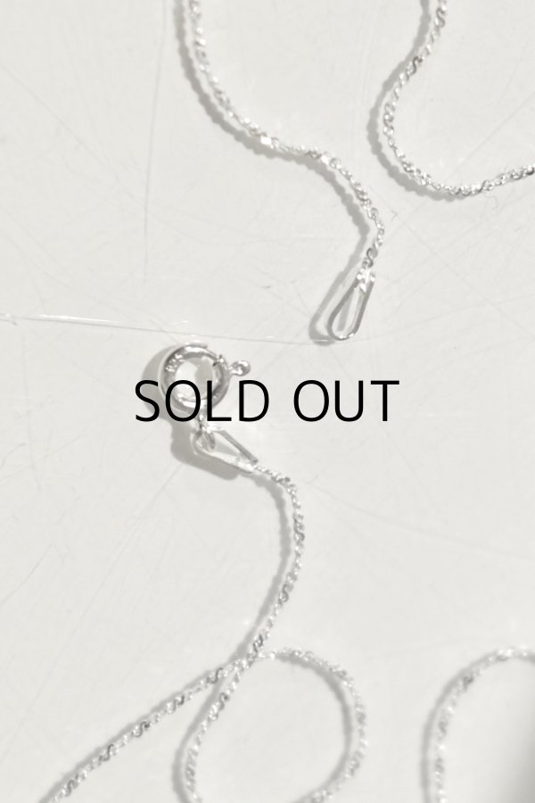 画像4: SILVER925 1.1mm幅 ツイストサーペンタインチェーンネックレス (4)