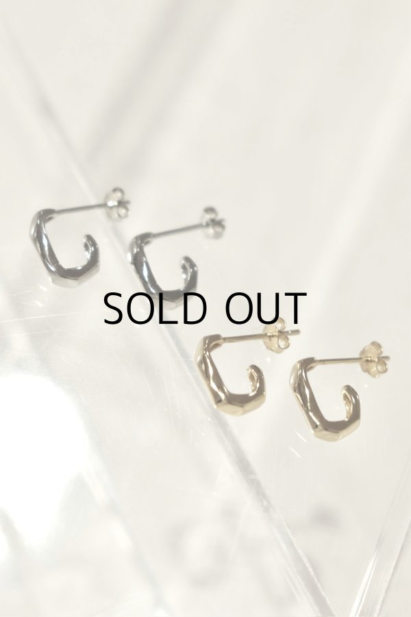 画像3: SILVER925 Jラインアンギュラーピアス  (3)