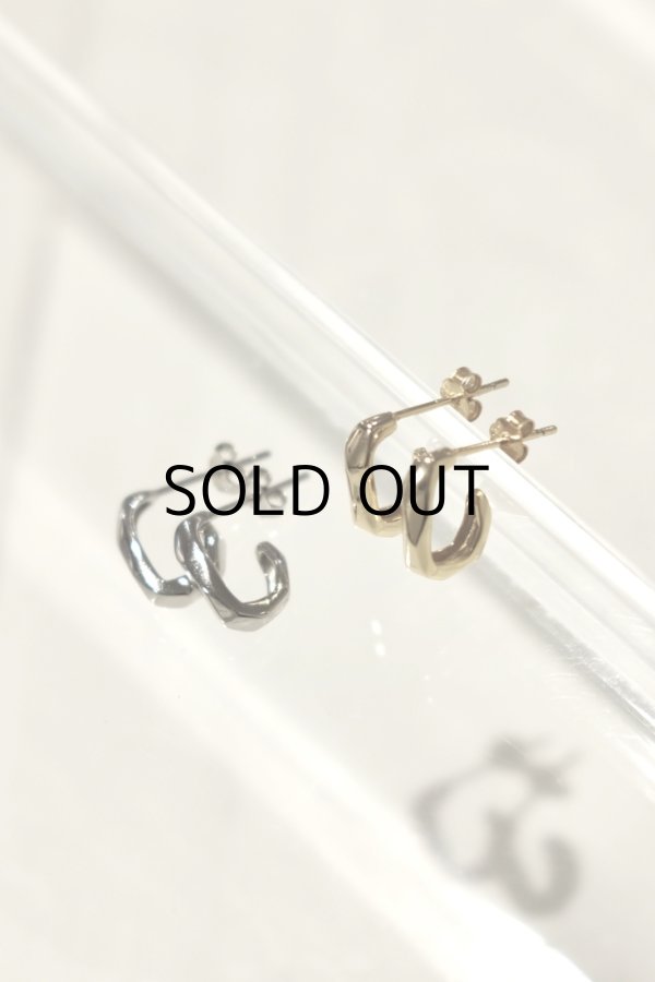 画像4: SILVER925 Jラインアンギュラーピアス  (4)