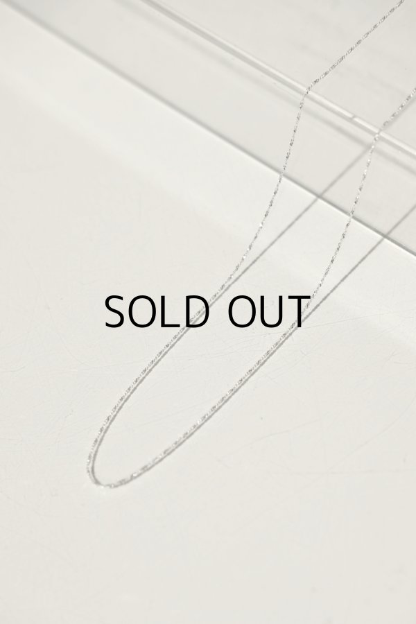 画像5: SILVER925 1.1mm幅 ツイストサーペンタインチェーンネックレス (5)