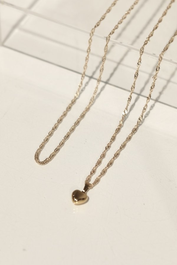 画像6: ステンレス 2mm幅シンガポールチェーンネックレス  /ゴールド (6)