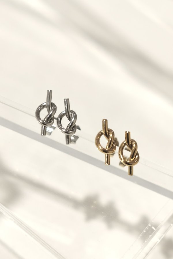 画像5: ステンレス ノットスタッドピアス (5)