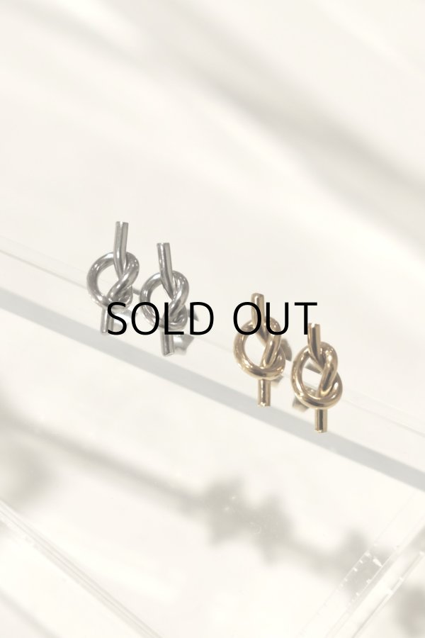 画像5: ステンレス ノットスタッドピアス (5)