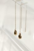 画像5: ステンレス プランプドロップアメリカンピアス /ゴールド (5)