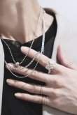 画像6: ステンレス 3mm幅 ロープチェーンネックレス /シルバー  (6)