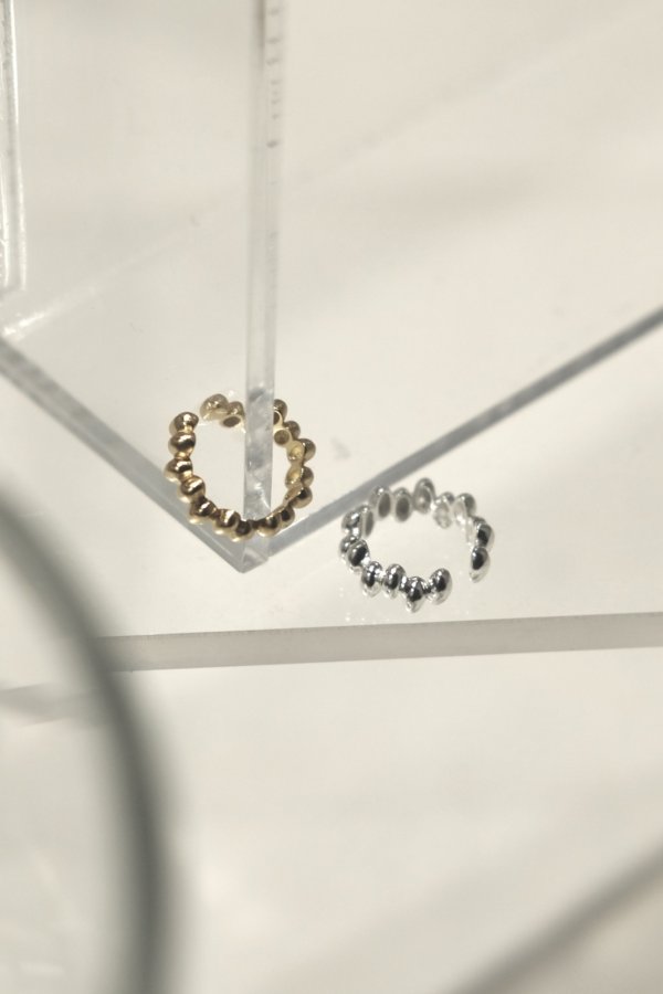 画像4: SILVER925 イレギュラーオーバルラインイヤーカフ (4)