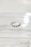 画像2: SILVER925 4mm幅 ボールラインリング (2)