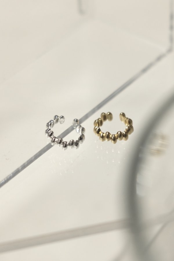 画像3: SILVER925 イレギュラーオーバルラインイヤーカフ (3)