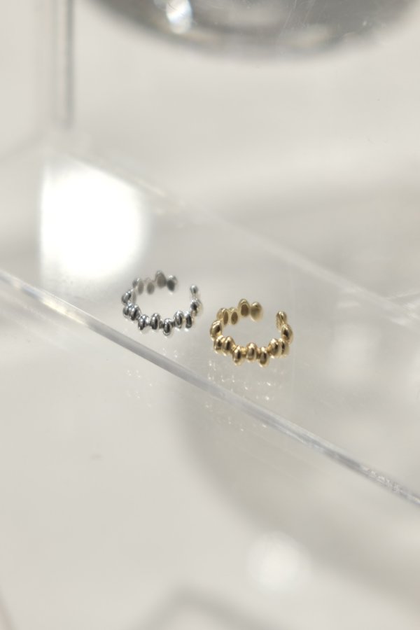 画像5: SILVER925 イレギュラーオーバルラインイヤーカフ (5)