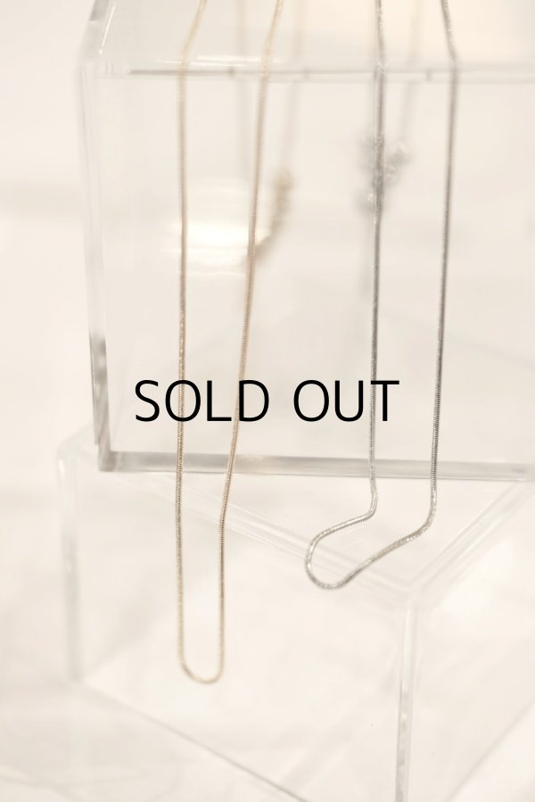 画像7: ステンレス ボールデザインスネークチェーンスライドラリエットネックレス (7)