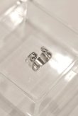 画像7: SILVER925 ボリュームデントラインオープンリング /シルバー (7)
