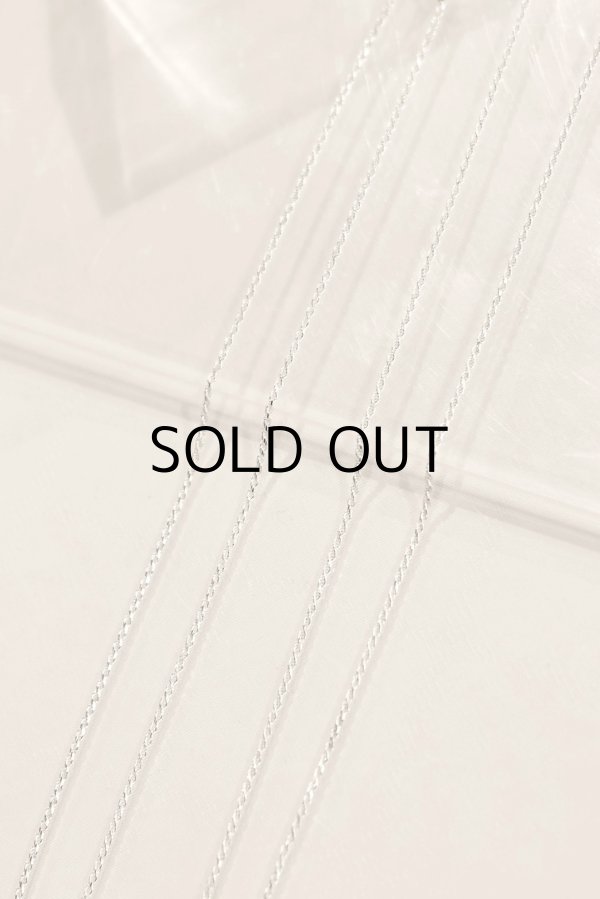 画像3: SILVER925 1.2mm幅 カットロープチェーンネックレス (3)