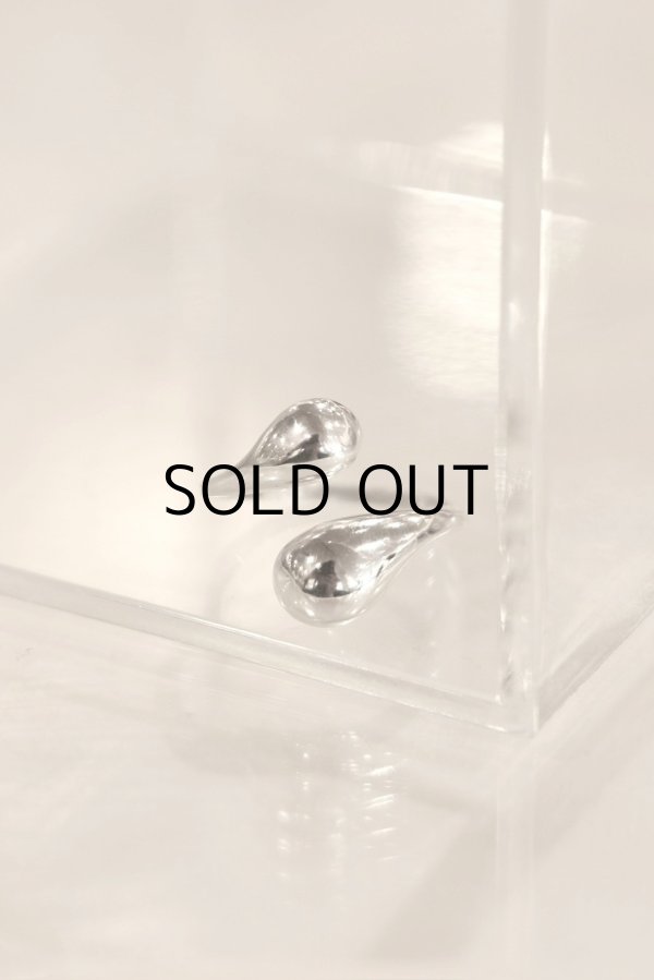 画像3: SILVER925 プランプドロップフロントオープンリング /シルバー  (3)