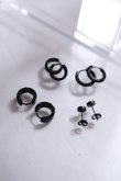 画像4: ステンレス ブラック４Typeピアス (4)