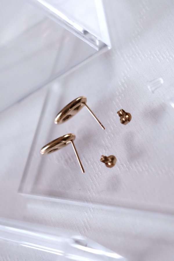 画像3: ステンレス アンカーモチーフスタッドピアス (3)