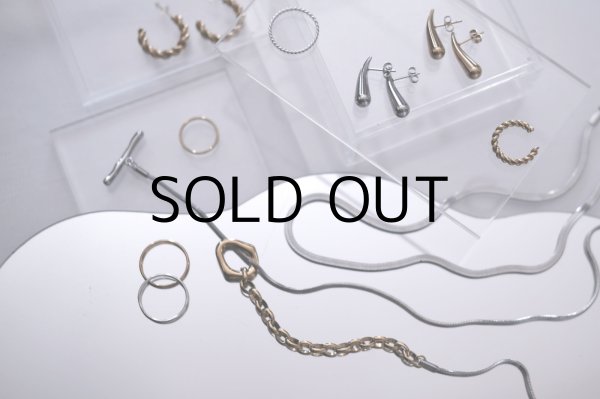 画像6: ステンレス アズキ&スネークチェーンスイッチスルーネックレス (6)