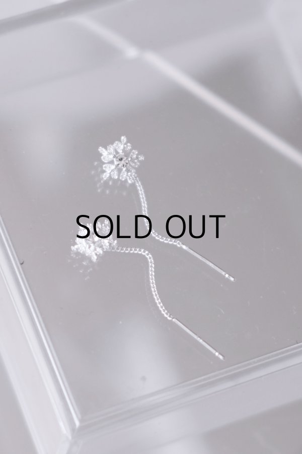 画像3: SILVER925 スノーフレークアメリカンピアス (3)