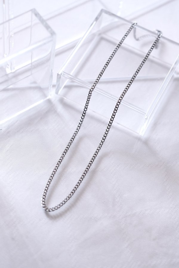 画像2: ステンレス 3mm幅 キヘイチェーンネックレス (2)