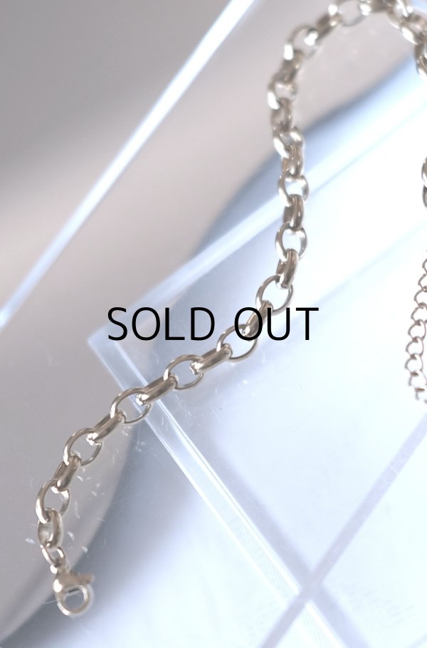 画像4: ステンレス 5.5mm幅 ロールチェーンブレスレット (4)