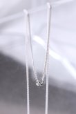 画像6: SILVER925 1.5mm幅キヘイチェーン アズキトップネックレス (6)