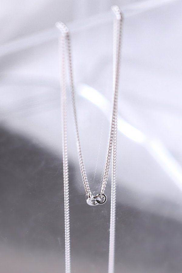 画像6: SILVER925 1.5mm幅キヘイチェーン アズキトップネックレス (6)