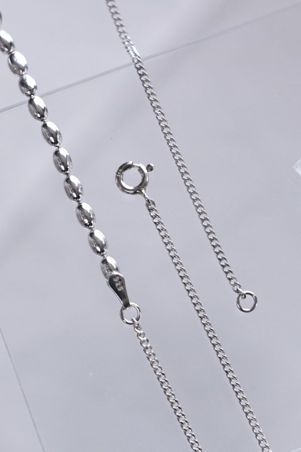 画像3: SILVER925 3.0mmオーバルフロント＆1.5mmキヘイネックレス (3)