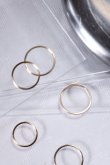 画像4: ステンレス 1mm幅スタッキングリング/ゴールド (4)