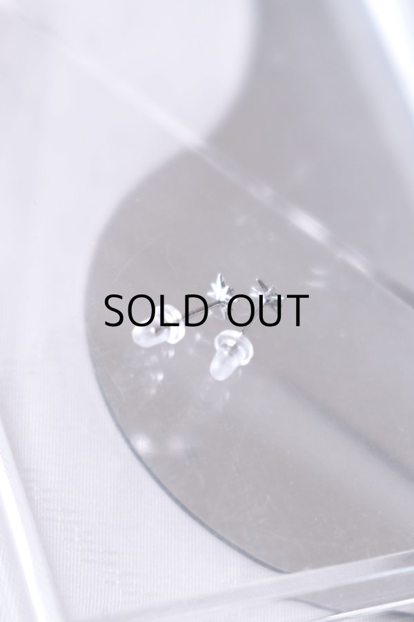 画像5: SILVER925 6mm オクタグラム1ジルコニアスタッドピアス (5)