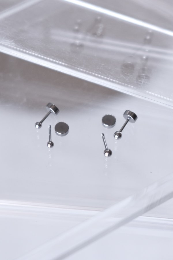 画像4: ステンレス 2mm ボール 5mm バーベルピアス /シルバー [P3239-S-2 (4)