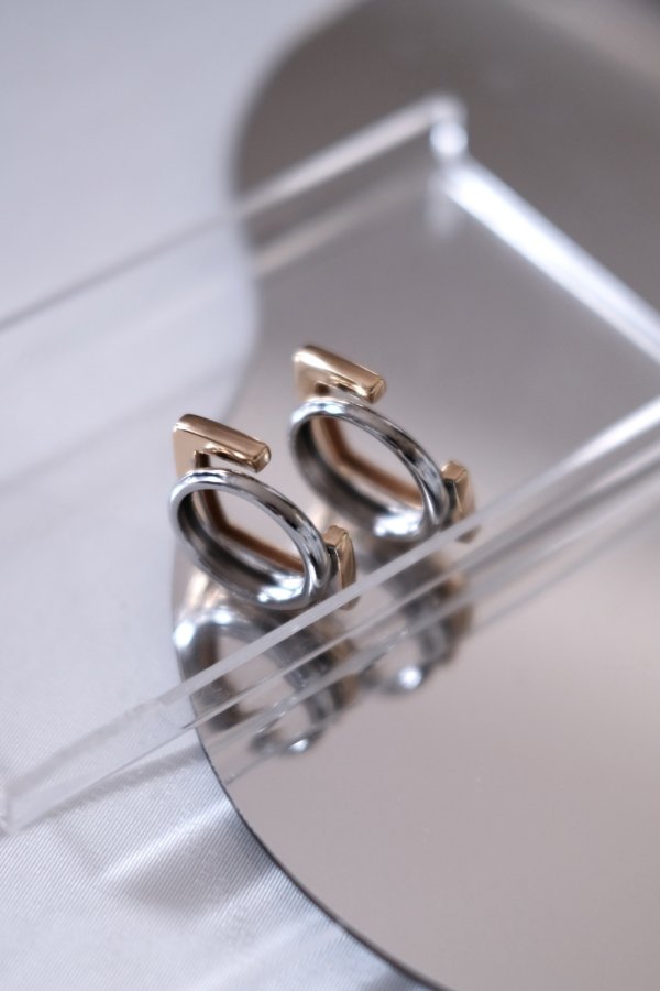 画像7: ステンレス サークル＆スクエアレイヤーリング (7)