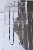 画像4: ステンレス 3mm幅 ロープチェーンネックレス (4)